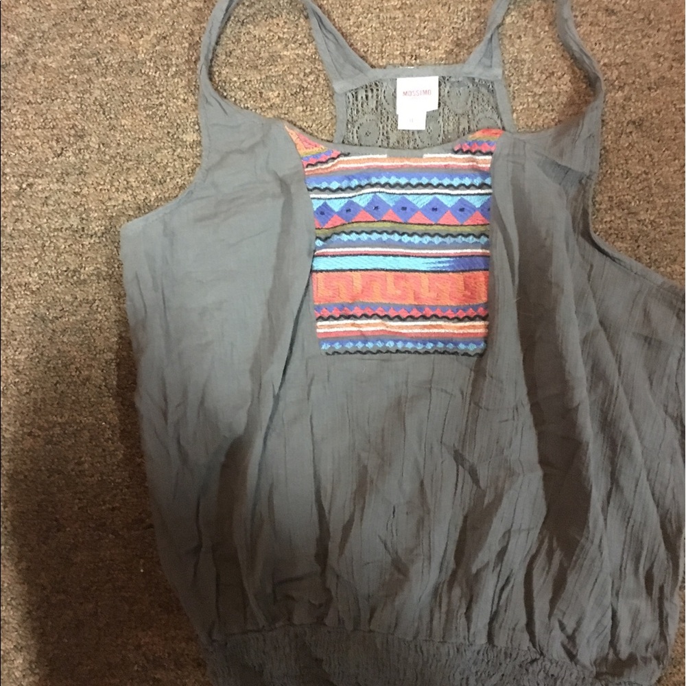 Women’s tank top. With stretchy elastic bottom